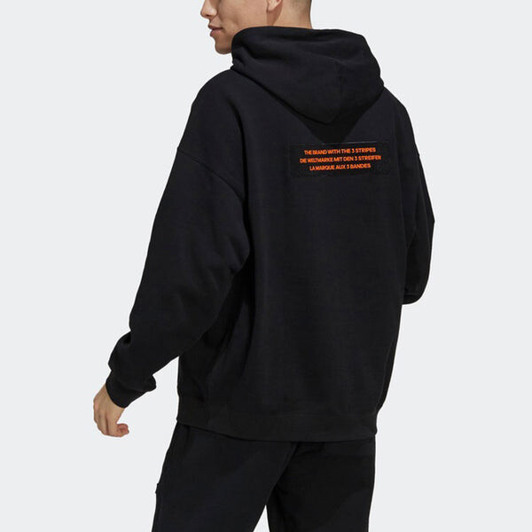 Толстовка adidas originals Big Trfl Logo Men's Black, черный — фото 4