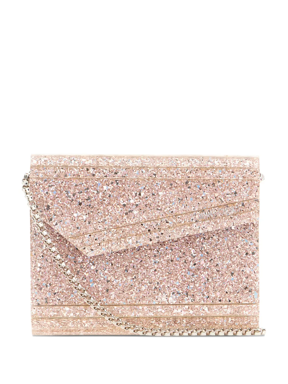 

Клатч с блестками JIMMY CHOO, розовый