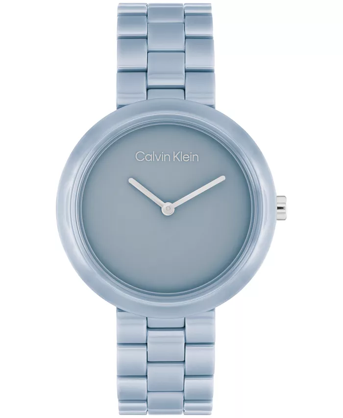 

Женские часы CK Pure Blue Ceramic Bracelet Watch, 35 мм Calvin Klein