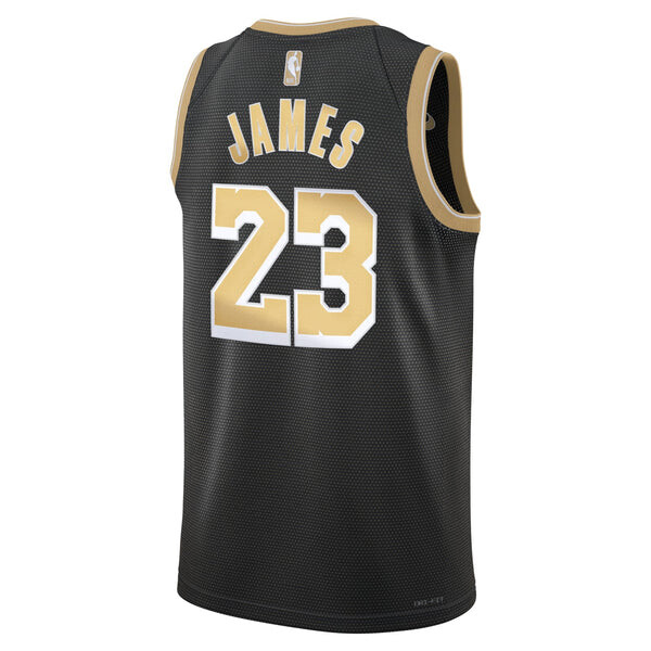 Футболка dri fit nba lebron james los angeles lakers 2024 select series swingman джерси Nike, черный — фото 2