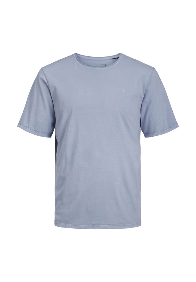

Футболка размытая рубашка с коротким рукавом Jack & Jones, синий