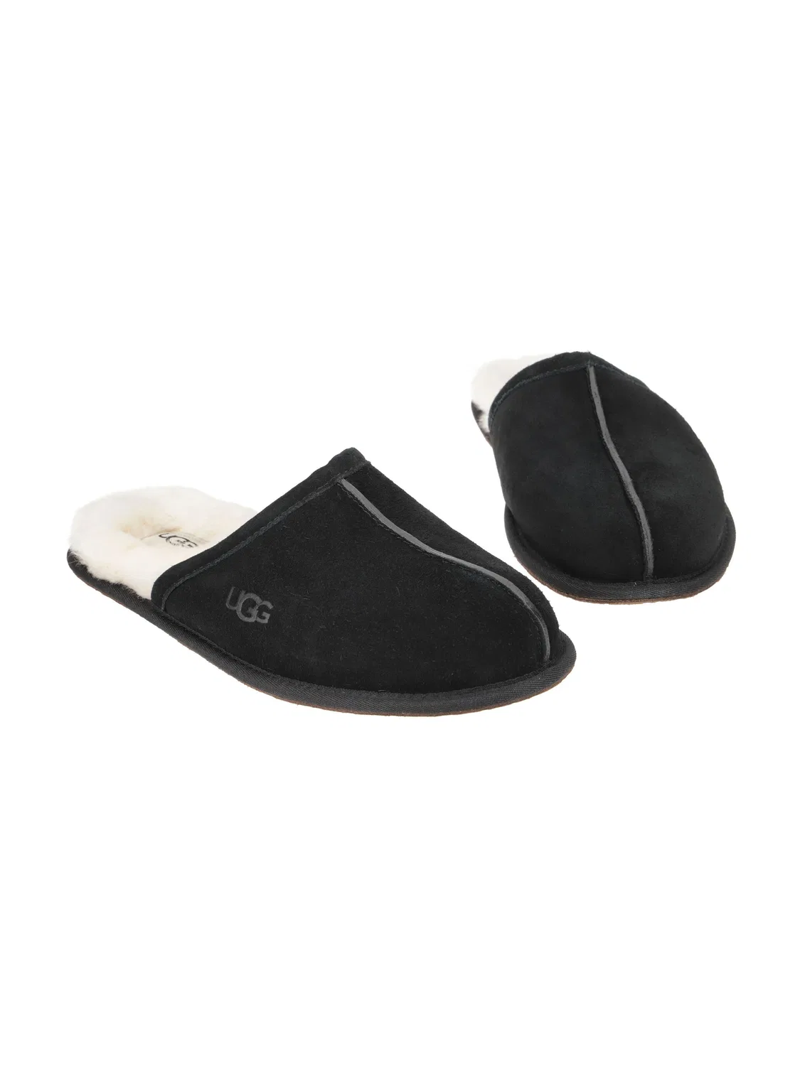 Мюли 'UGG Scuff Herren Hausschuhe schwarz beige' Ugg, Black — фото 2