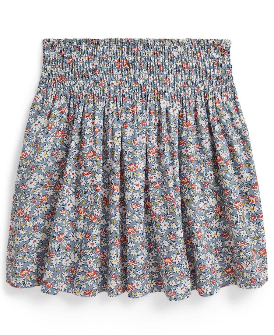 Детская юбка из поплина с цветочным принтом, 7-16 лет Polo Ralph Lauren, Lydston Floral — фото 2