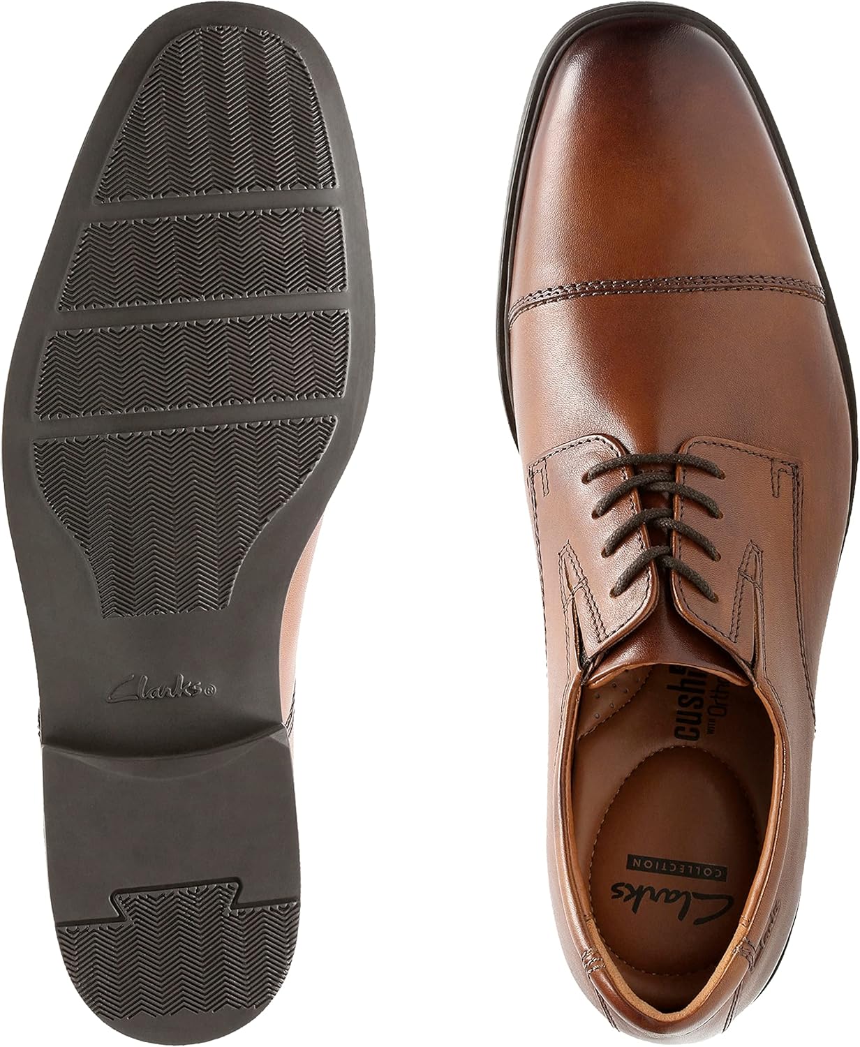 Мужские туфли Clarks Tilden Cap, коричневый — фото 4