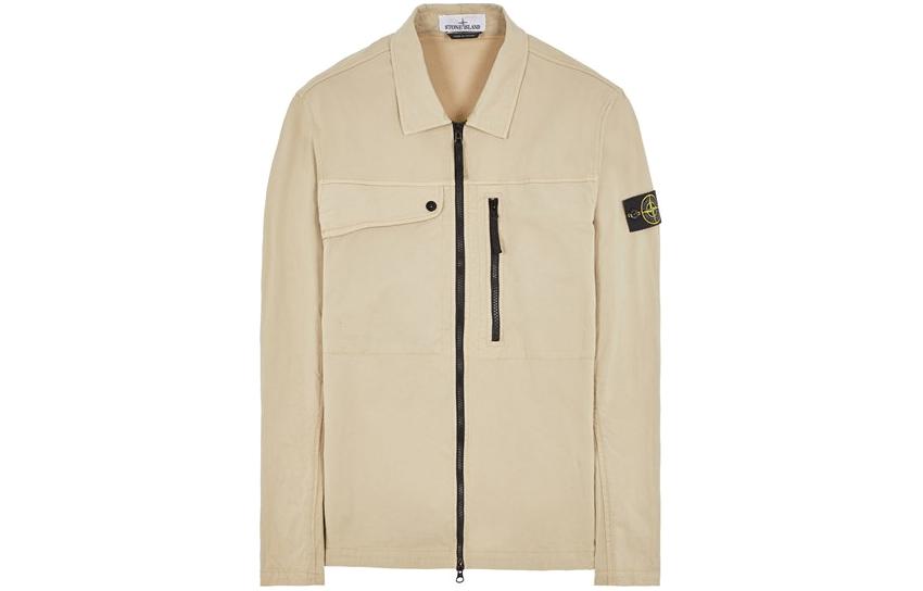 

SS24 Куртка мужская песочного цвета Stone Island, цвет Sand