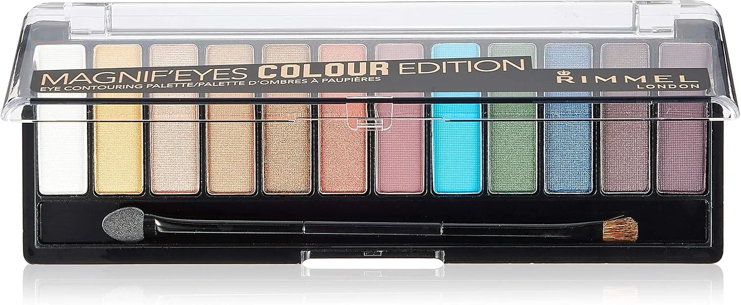 Палетка теней для век 12 цветов Rimmel, 14.1 г, мультиколор