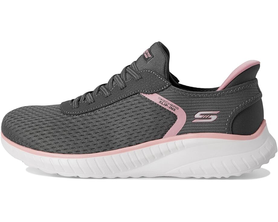 Кроссовки BOBS from SKECHERS Hands Free Slip-Ins Bobs Squad Chaos - Stroke of Luck, серый — фото 4