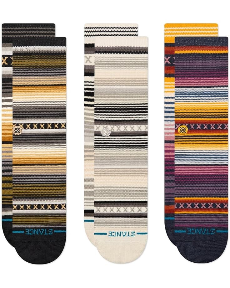 

Носки Unisex Stance Curren 3 Pack, цвет Forest