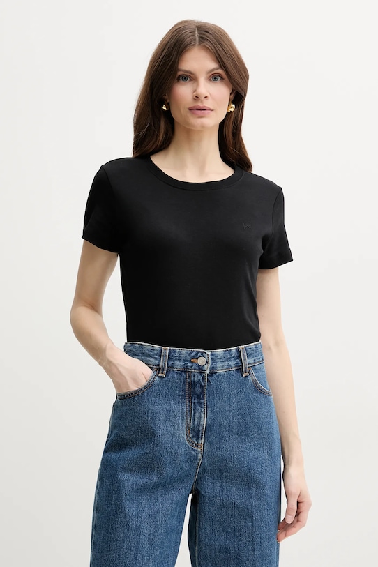 

Хлопковая футболка LANGUE Marella, черный