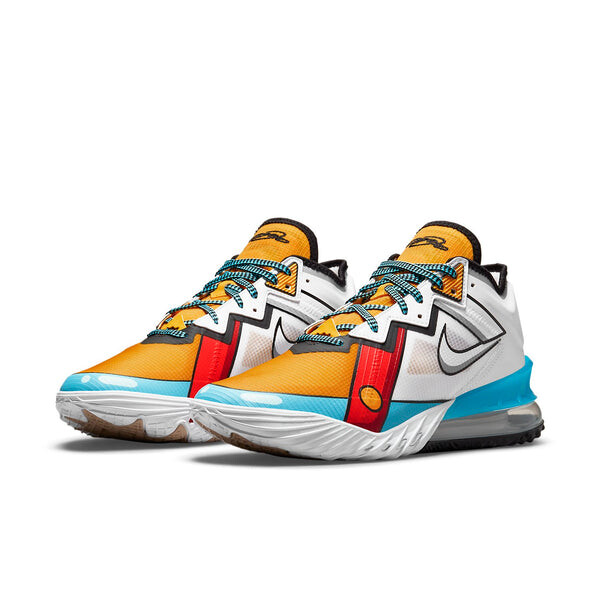 Кроссовки lebron 18 низкие Nike, белый — фото 3