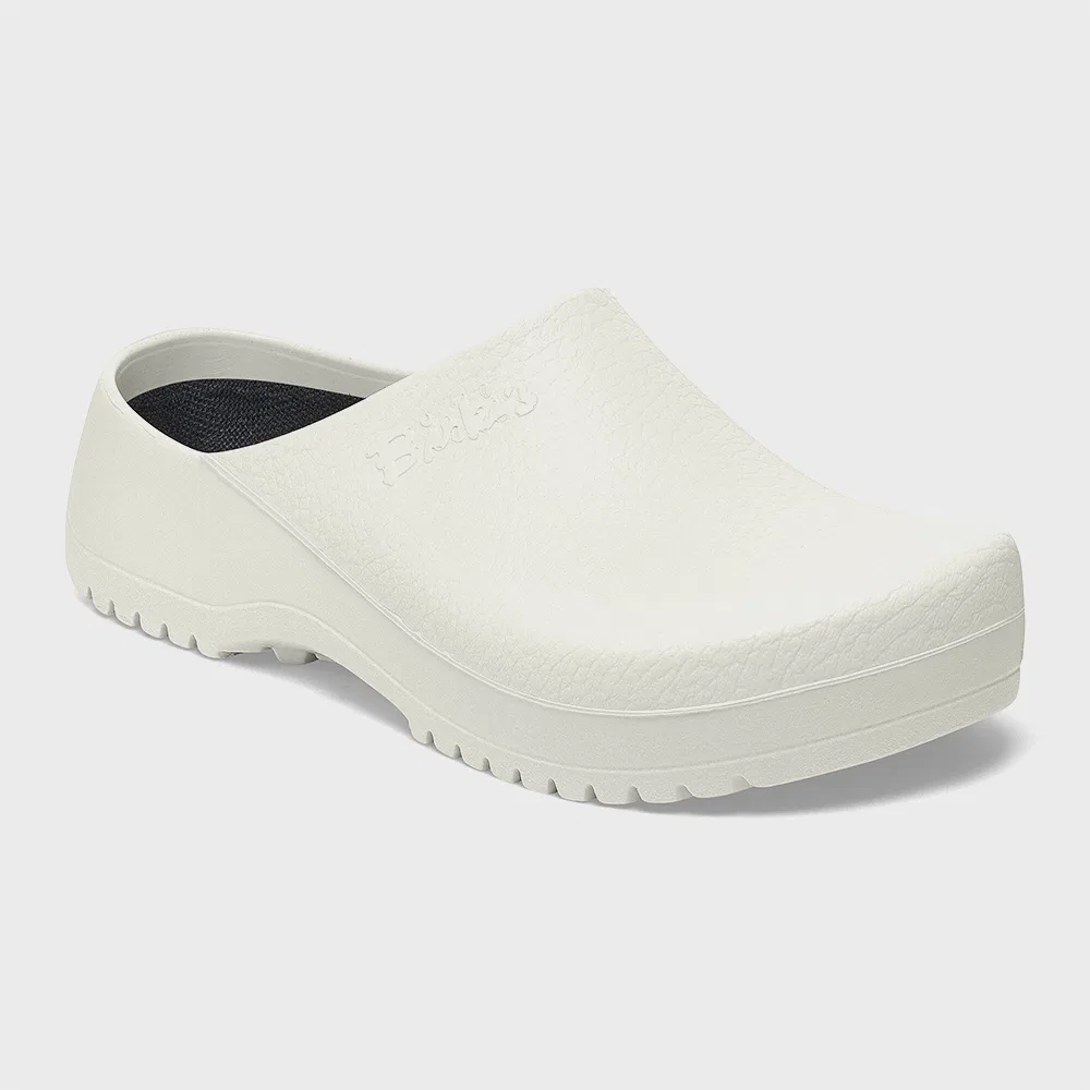 Мужские белые клоги Super Birki Fusion PU от Birkenstock
