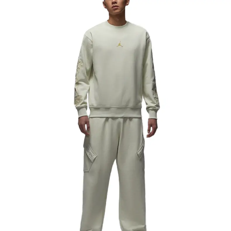 Флисовый свитшот Flight Fleece Jumpman для мужчин Jordan, sea glass color — фото 4