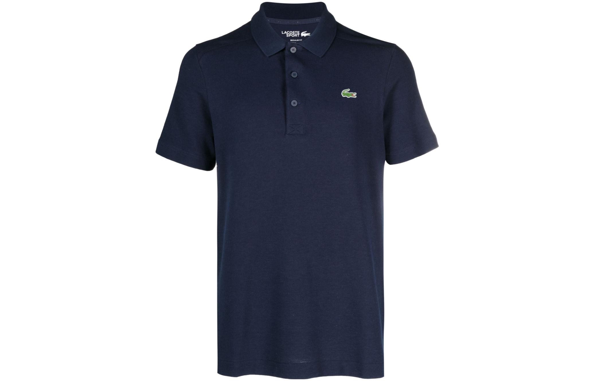 

LACOSTE Рубашка-поло мужская синяя 423