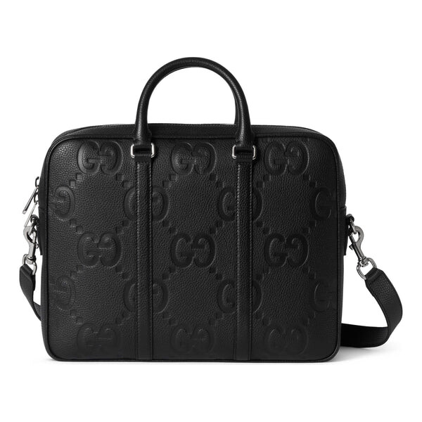

Сумка jumbo gg briefcase 'black canvas' Gucci, черный