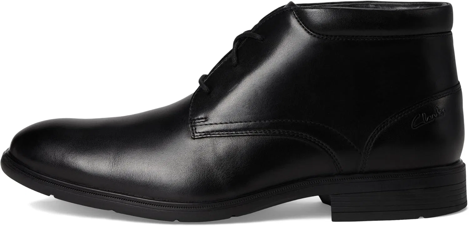 Ботинки Clarks Steadwell Mid, Black Leather — фото 4