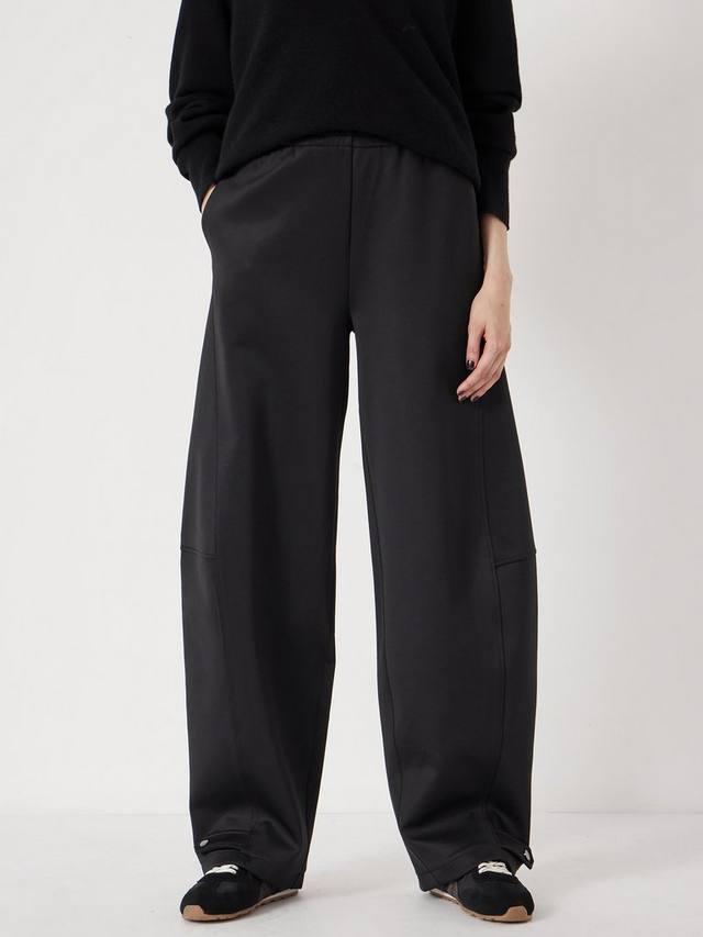 

Хлопковые джоггеры с бочкообразными штанинами HUSH, Black