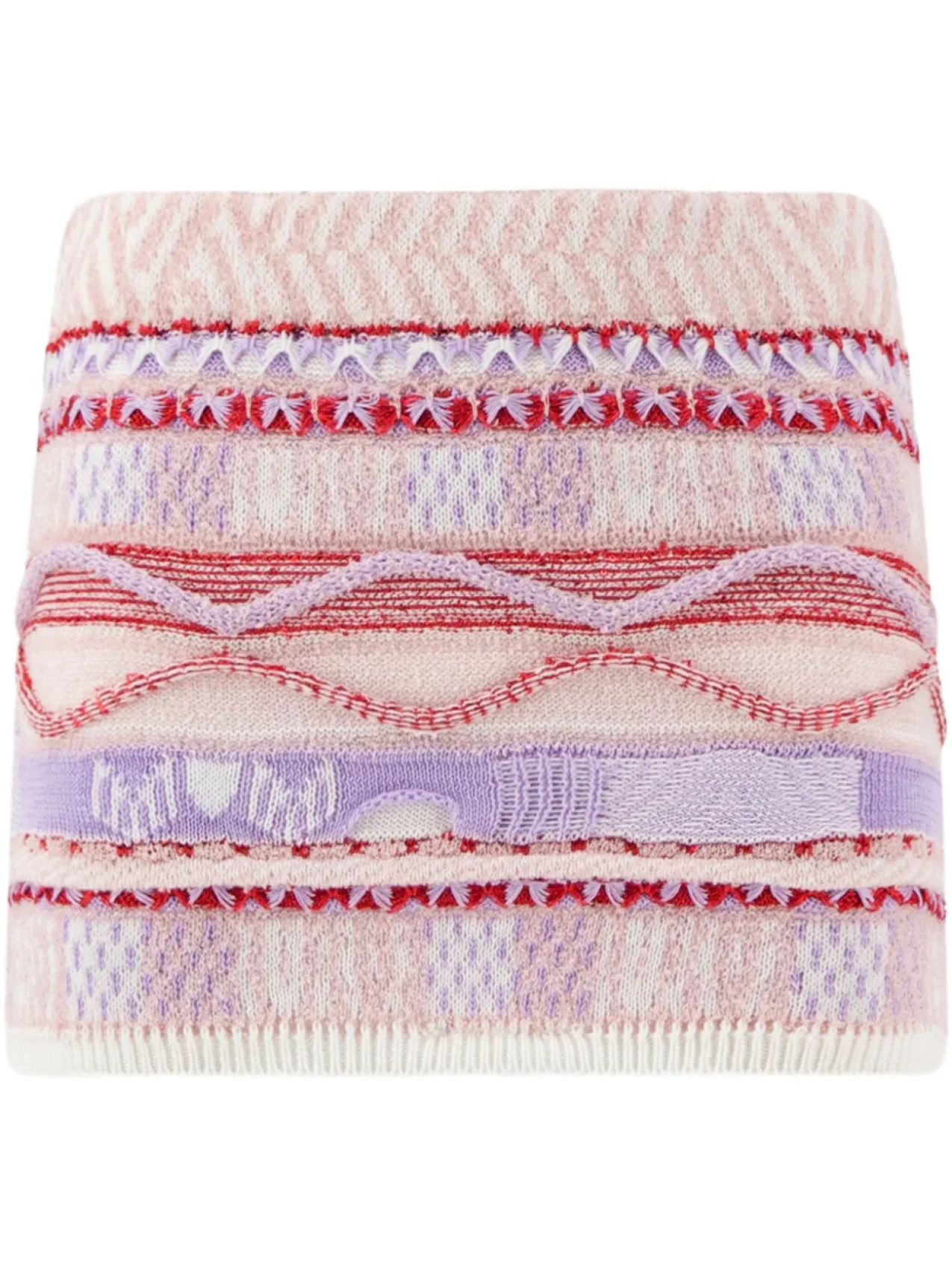 

Мини-юбка Laneus из жаккарда, фиолетовый