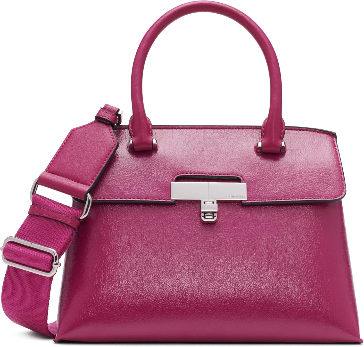 

Женская сумка через плечо Calvin Klein Becky Mini - 2 в 1, веганская кожа, 2 кармана, Raspberry Radiance