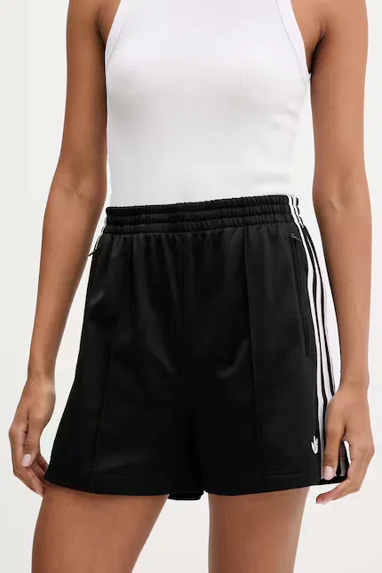 Шорты из полиэстера Adidas Originals, черный