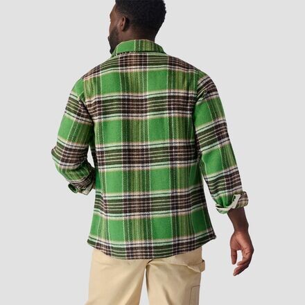 

Фланелевая куртка-рубашка – мужская Stoic, цвет Green Plaid