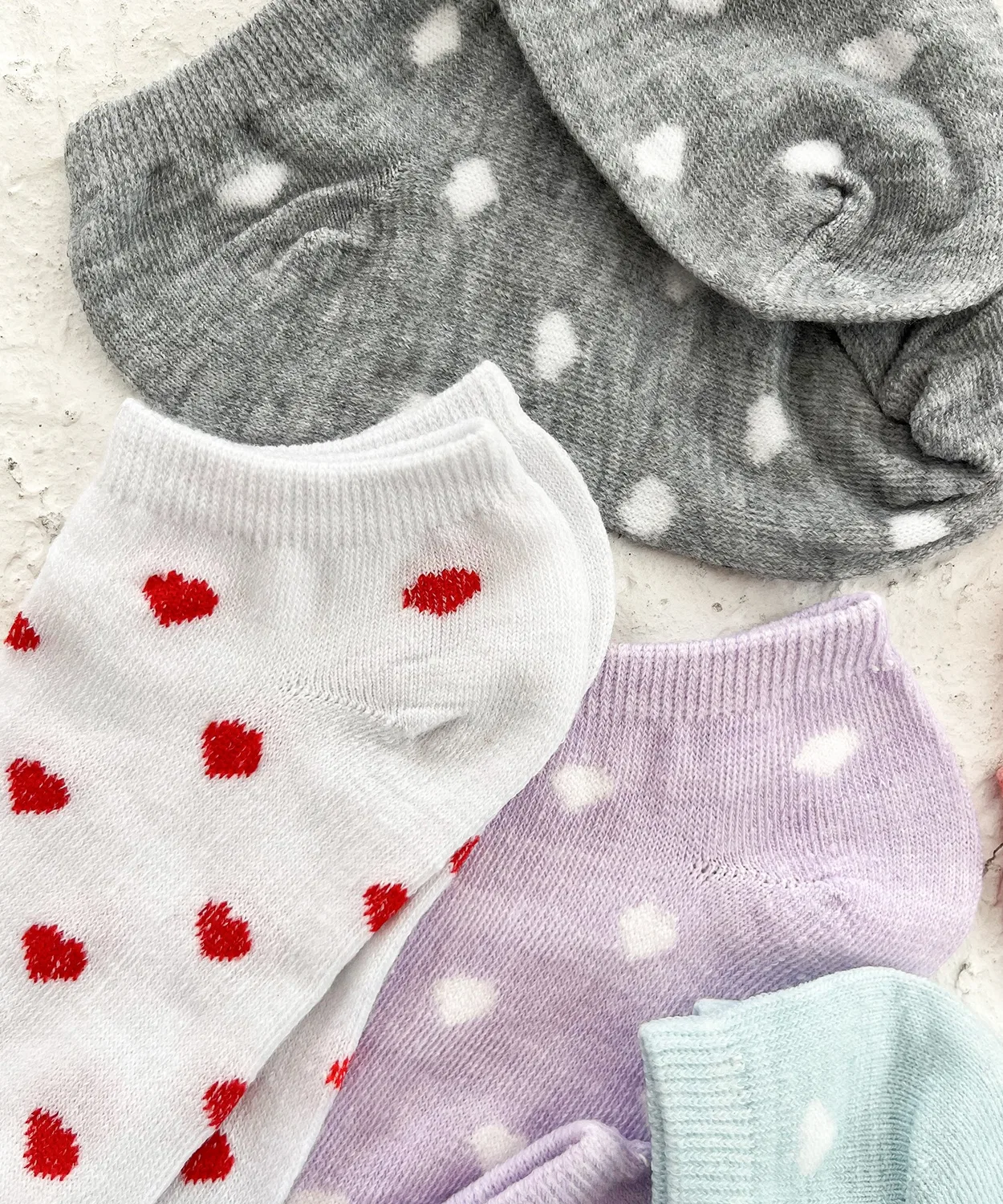 Носки детские короткие 5 пар набор разноцветный бренд Candy Color — фото 2