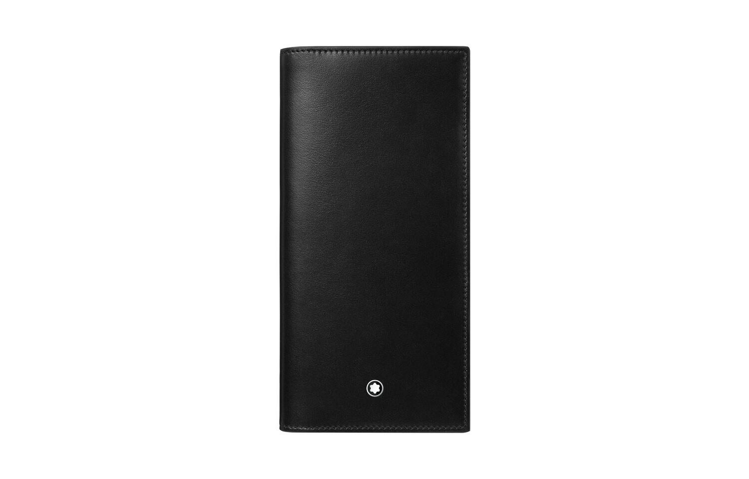

MONTBLANC Кожаный картхолдер Meisterstuck из телячьей кожи мужской черный