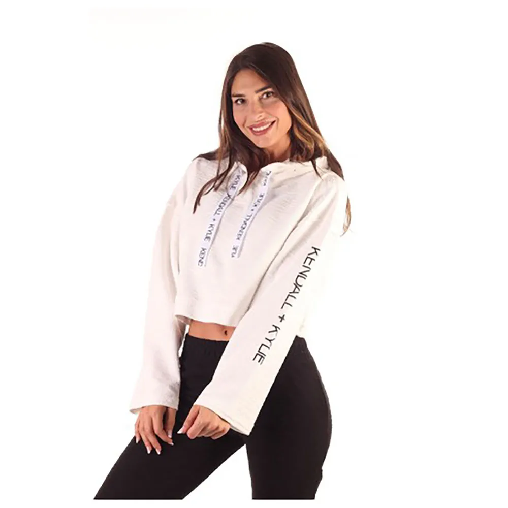 

Худи Kendall & Kylie KKW341605 Crop, белый