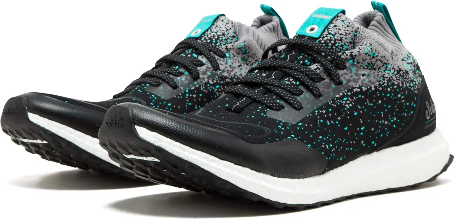 Кроссовки Adidas Consortium Packer x Solebox Ultra Boost Mid Trainers CM7882, Core Black Grey Energy Blue — фото 2