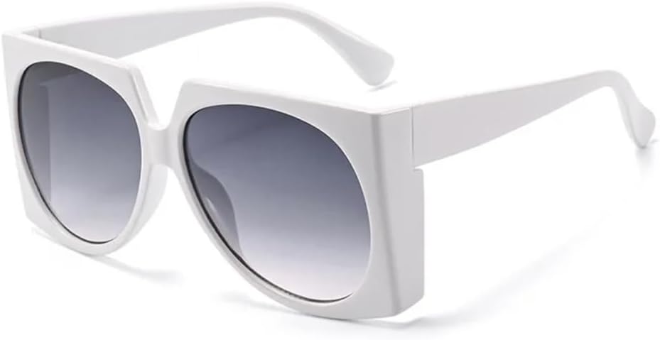 

Солнцезащитные очки с защитой UV400 | Большая оправа | Леопардовый градиент | Для женщин и мужчин | Для занятий спортом на открытом воздухе и вождения DSVIGF, White Grey