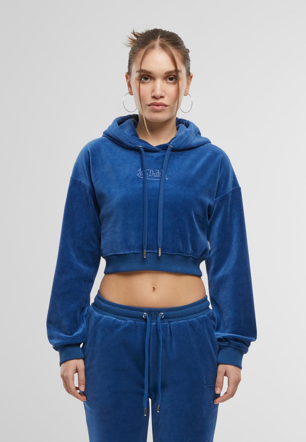 

Толстовка с капюшоном MICHI Von Dutch, синий