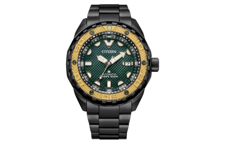 

CITIZEN Механические часы серии Automatic Mechanical Movement, титановый ремешок, мужские часы, зеленый циферблат