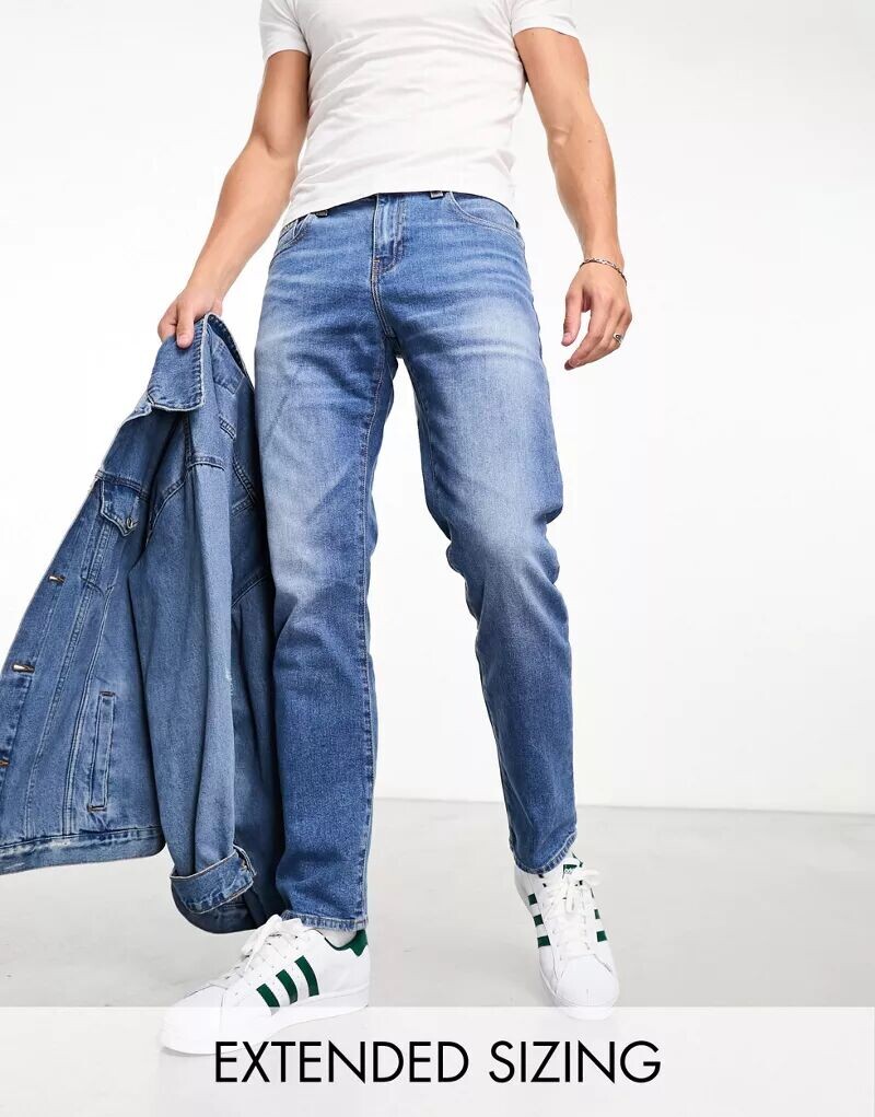 

Синие джинсы узкого кроя ASOS