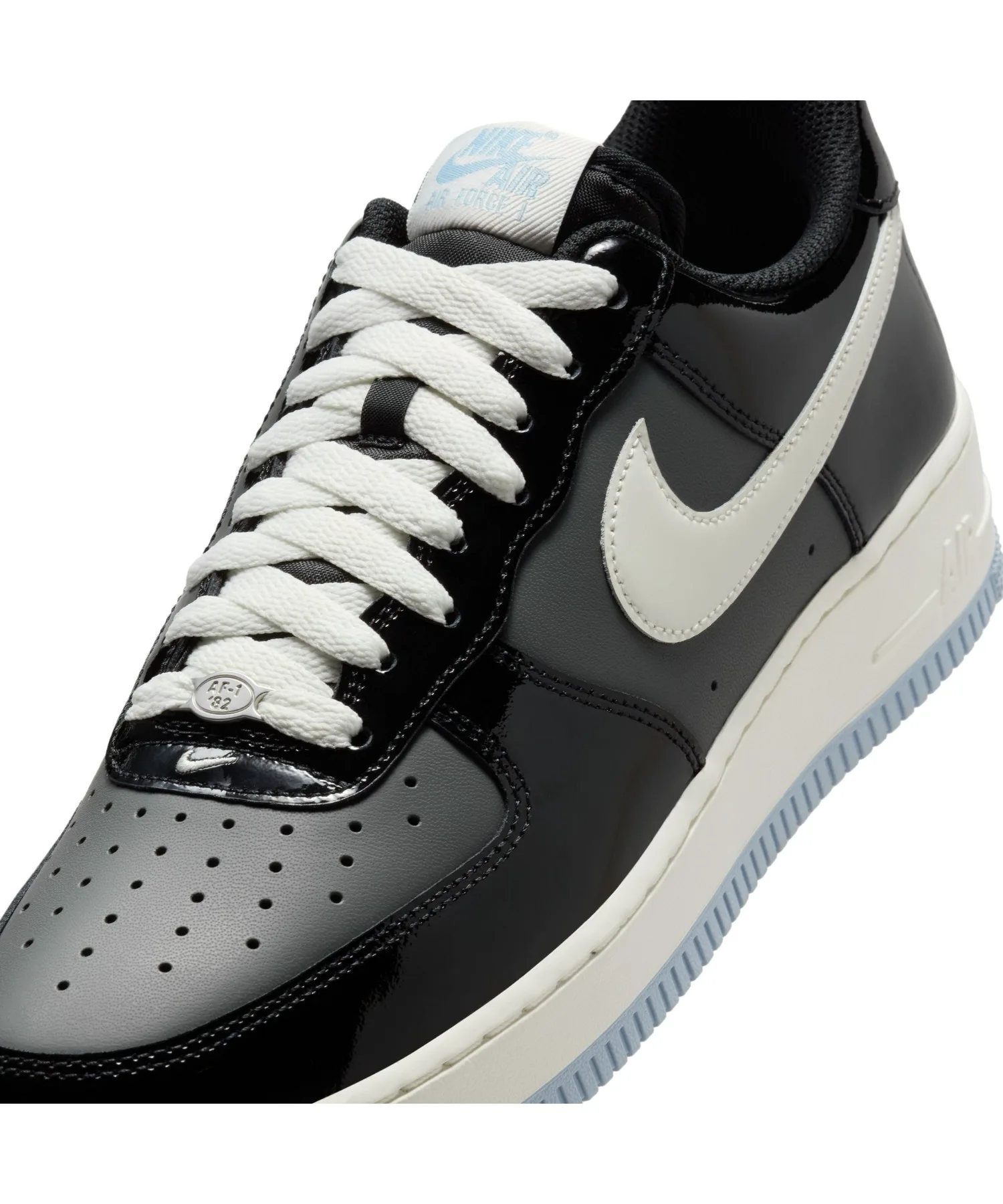 Мужские кроссовки Nike AIR FORCE 1 07 черные — фото 4