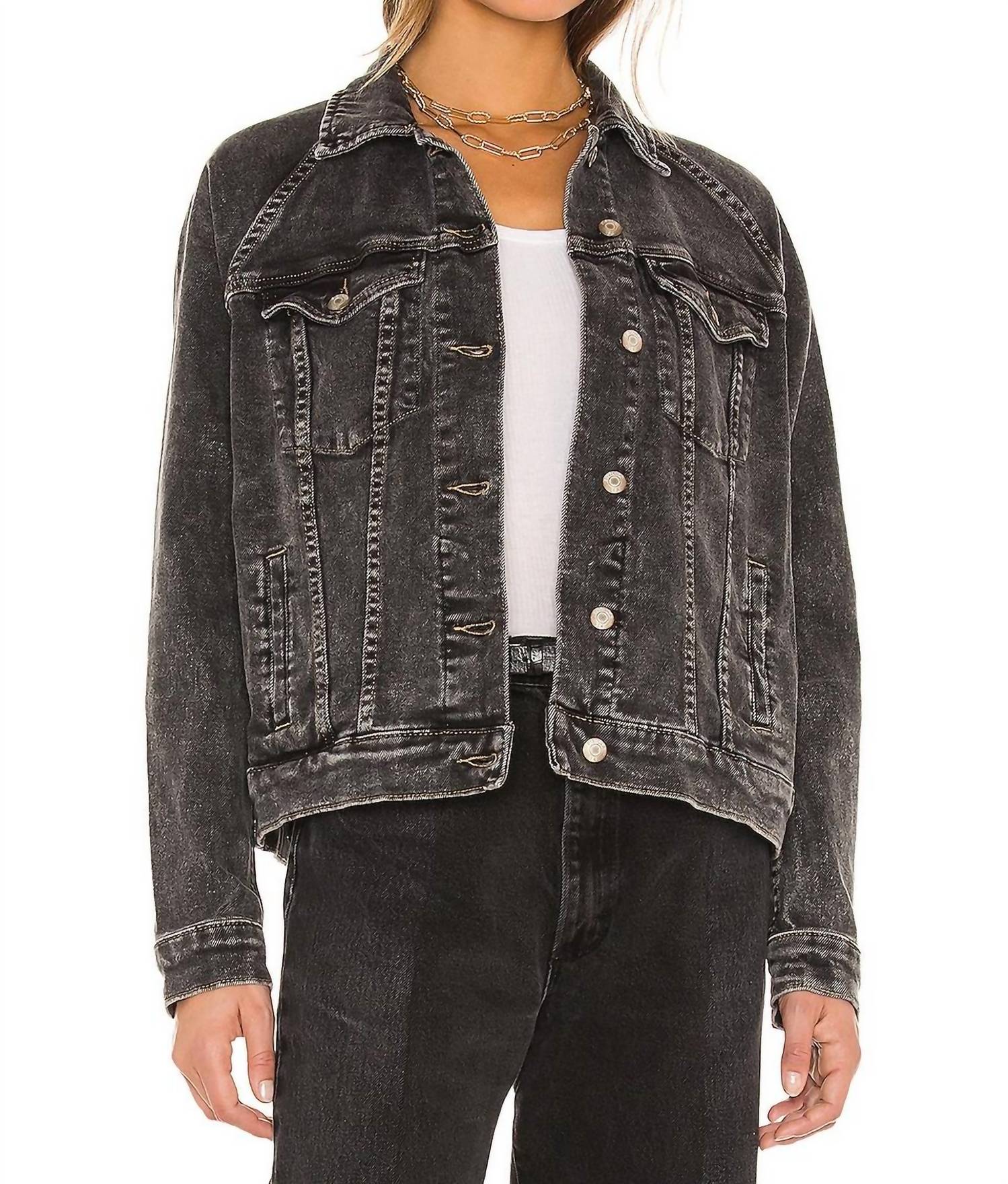 

PISTOLA Джинсовая куртка Hayden с рукавами реглан, цвет Nightcap