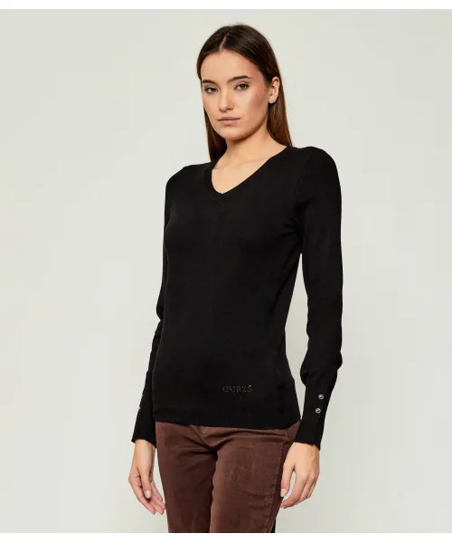 

Свитер Regular fit Guess Jeans, черный