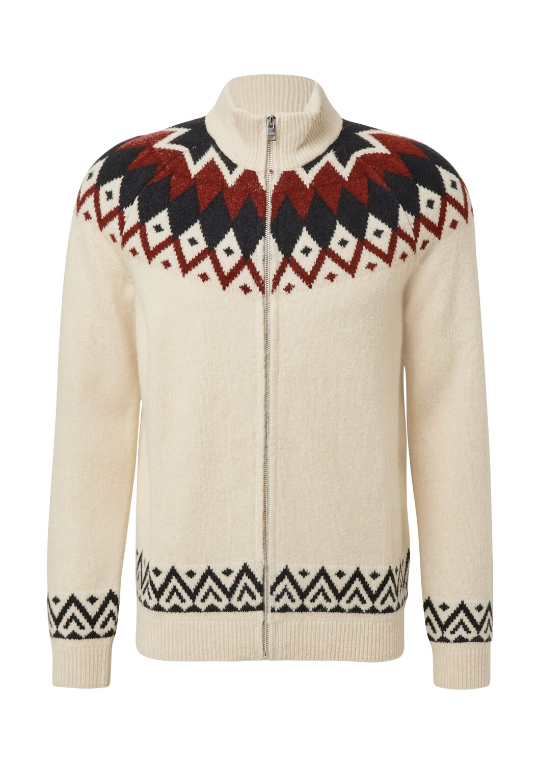 

s.Oliver Вязаный кардиган в бежевом цвете