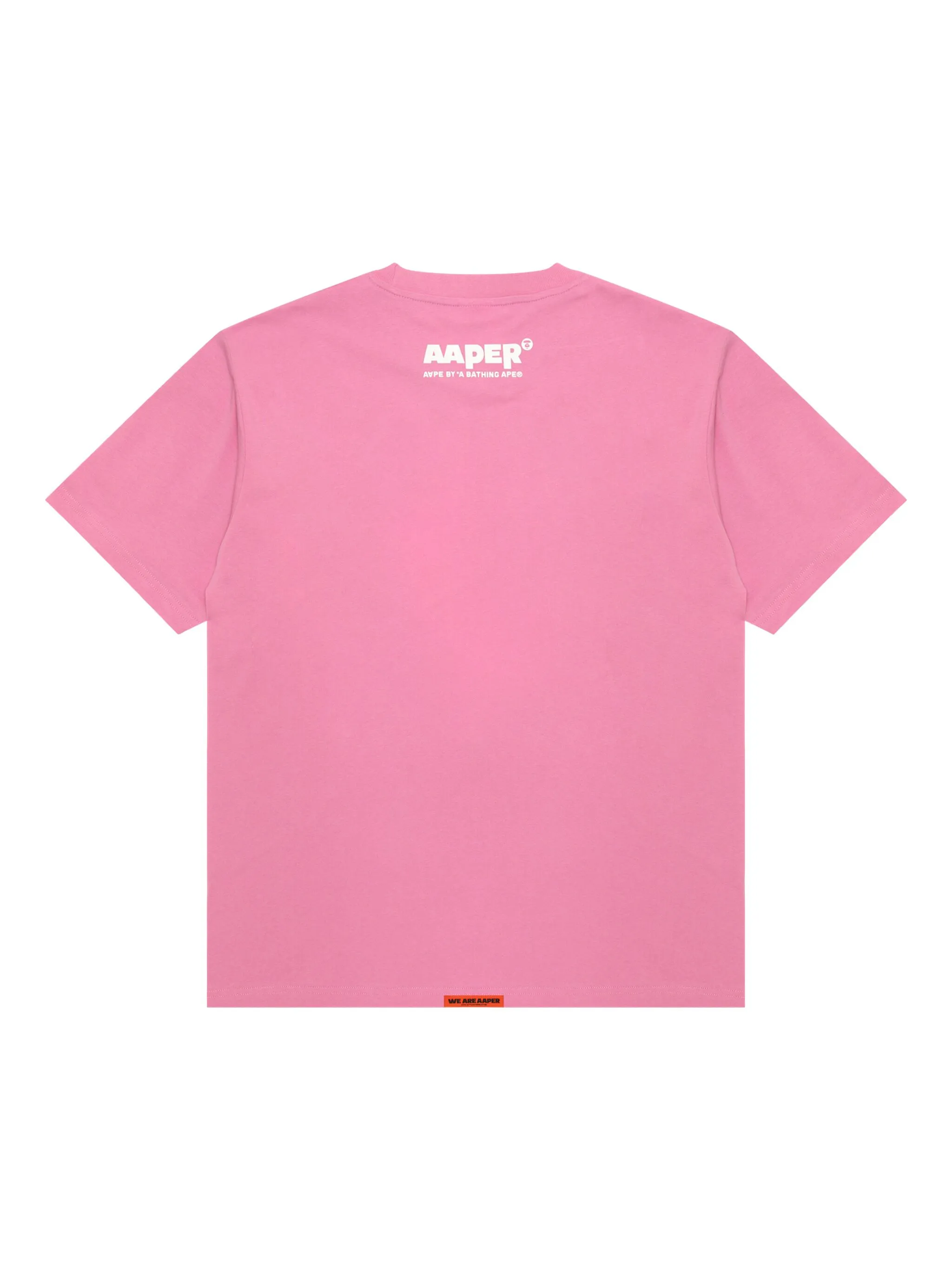 

Футболка с принтом Aape By A Bathing Ape, розовый
