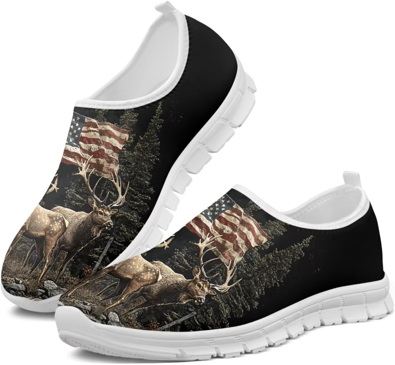 

Удобные мужские кроссовки для ходьбы, стильные и дышащие, легкие теннисные кроссовки без шнурков с эластичной дышащей верхней частью и мягкой подошвой EVA, для путешествий и спорта, размеры US 5-14, белая подошва Generic