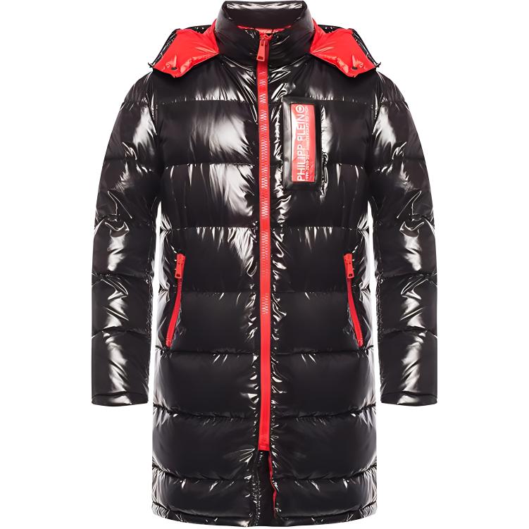 

PHILIPP PLEIN Куртка мужская, черная, Черный, PHILIPP PLEIN Куртка мужская, черная