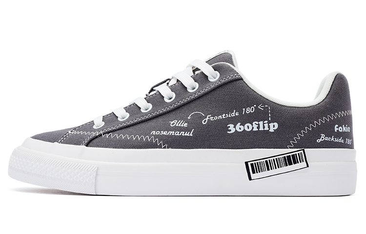 

Кроссовки PONY Winner Skateboarding Shoes Unisex Low-top White/gray, серый