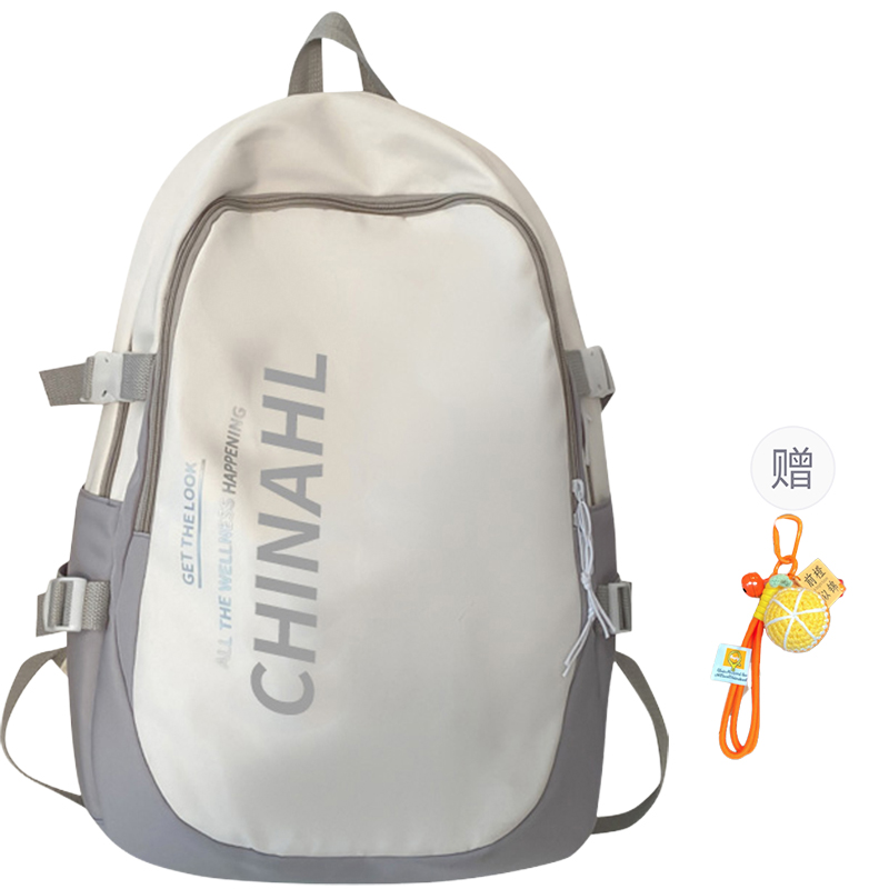 

WARRIOR Нейлоновый рюкзак унисекс черно-белый, White Gray[Exclusive Charm 1]