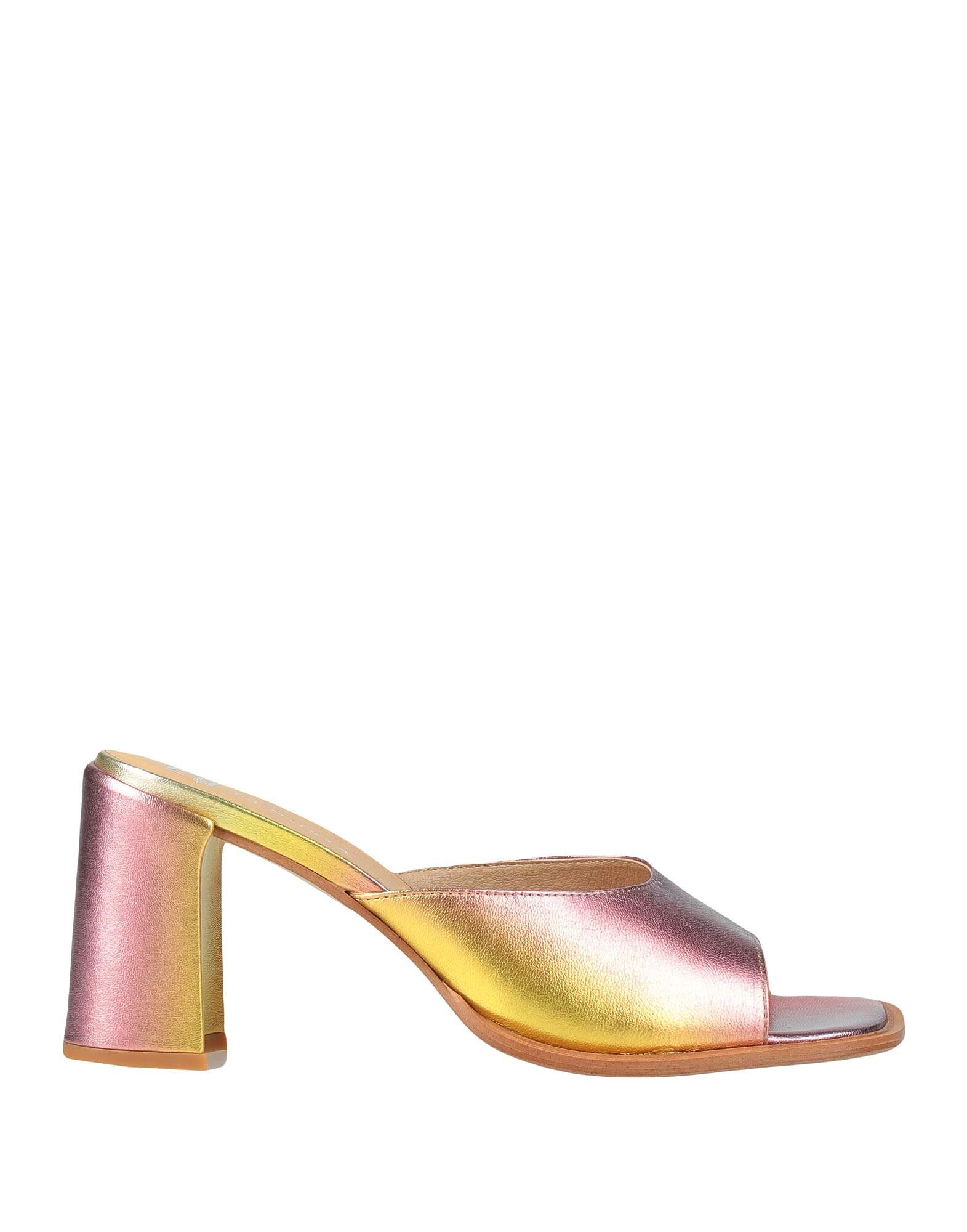 Сандалии Marlon Metallic Sandals E8 By Miista, розовое золото