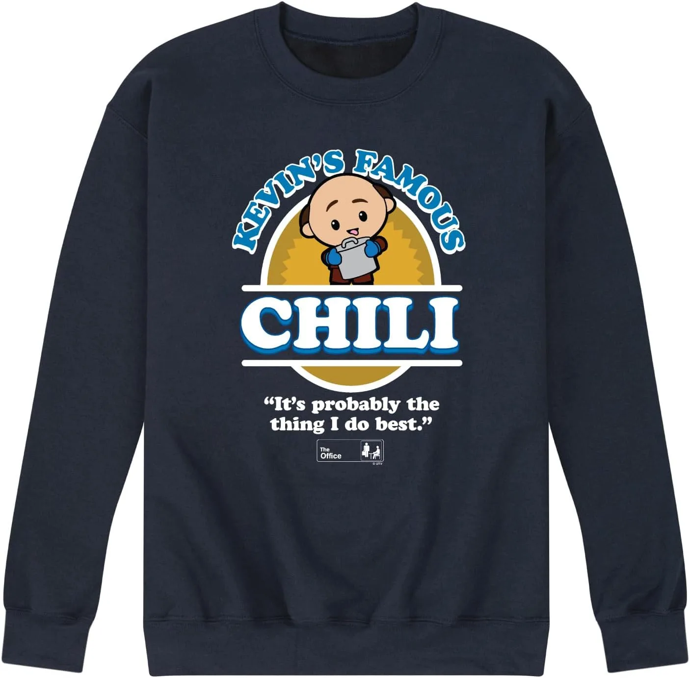 

The Office — Kevins Chili Cute — мужской флисовый пуловер с круглым вырезом HYBRID APPAREL