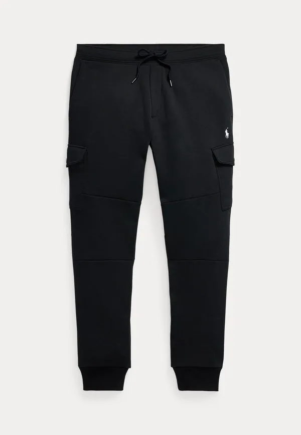 Брюки-Джоггеры из двойной вязки для спортивного костюма Polo Ralph Lauren, Black — фото 4