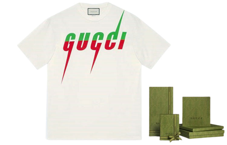 Футболка мужская GUCCI Ecru Box, Футболка с принтом — фото 3