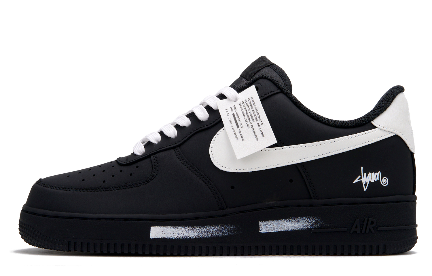 

Air Force 1 Oreo Low top Unisex скейтборд обувь Nike, черный