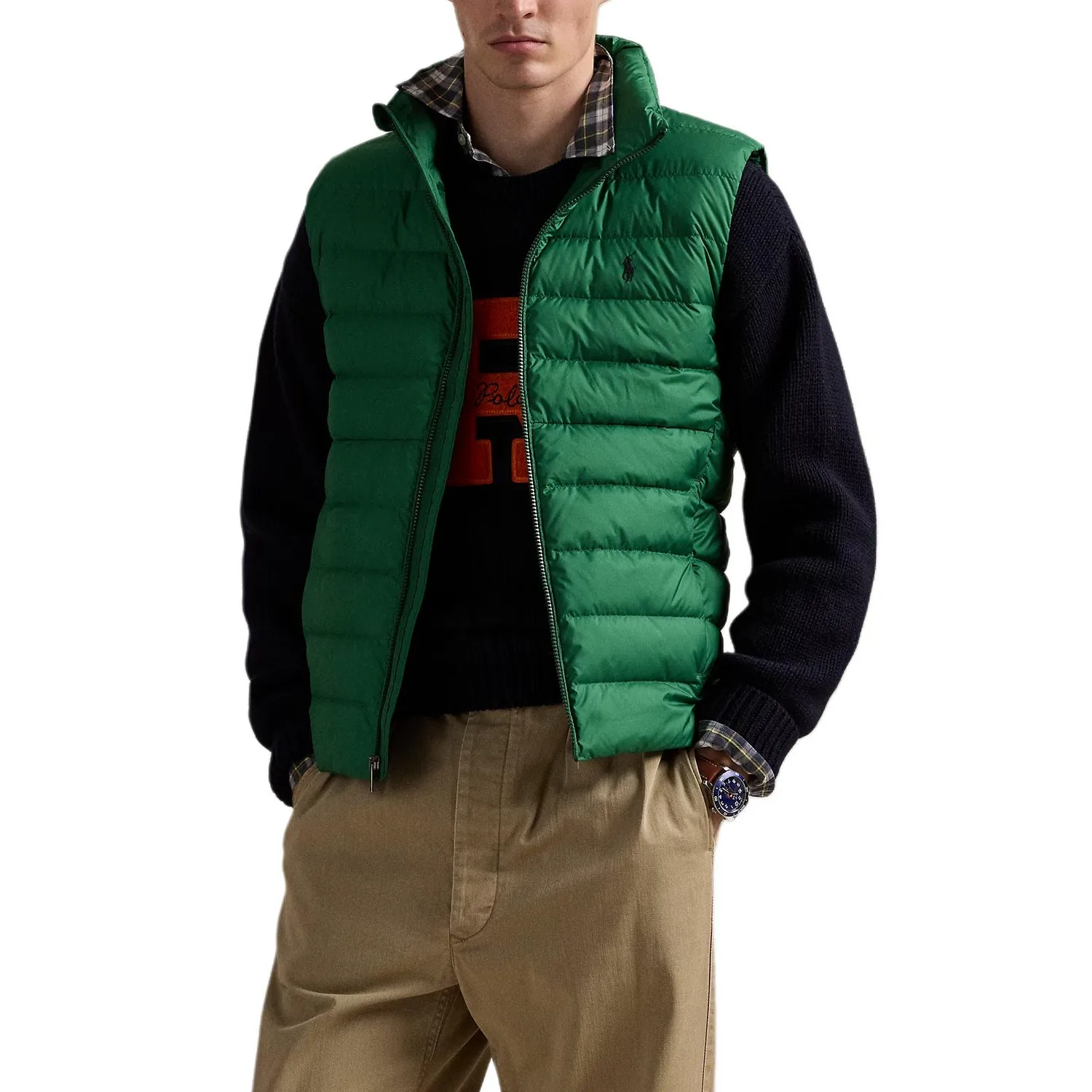 Жилет Polo Pony Polo Ralph Lauren, Nouveau Forest Green — фото 2