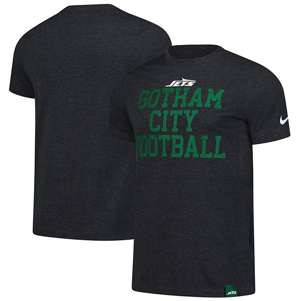 

Мужская футболка heather black new york jets blitz tri-blend Nike