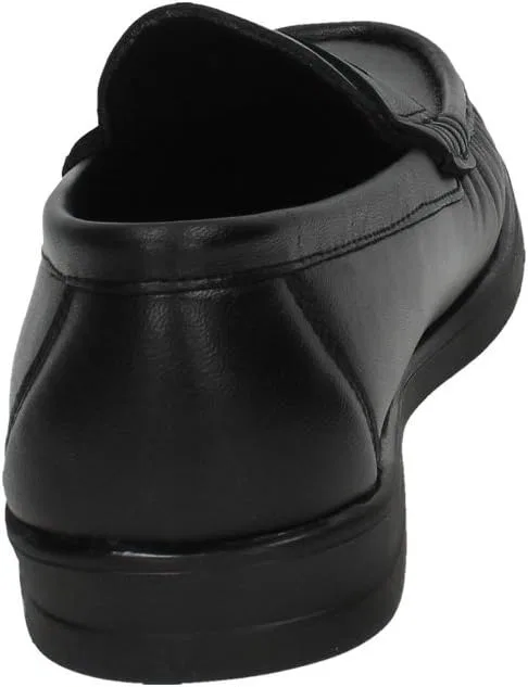 1180 Кожаные мокасины Мужская обувь Мокасины CALZALINE, Black — фото 4
