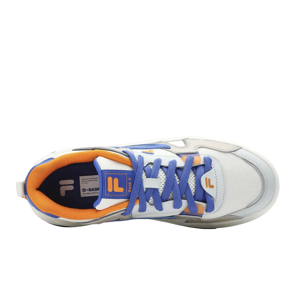 Кроссовки FILA FUSION BANK II Skateboarding Shoes Men Low-top Tofu White/dazzling Blue, белый — фото 4